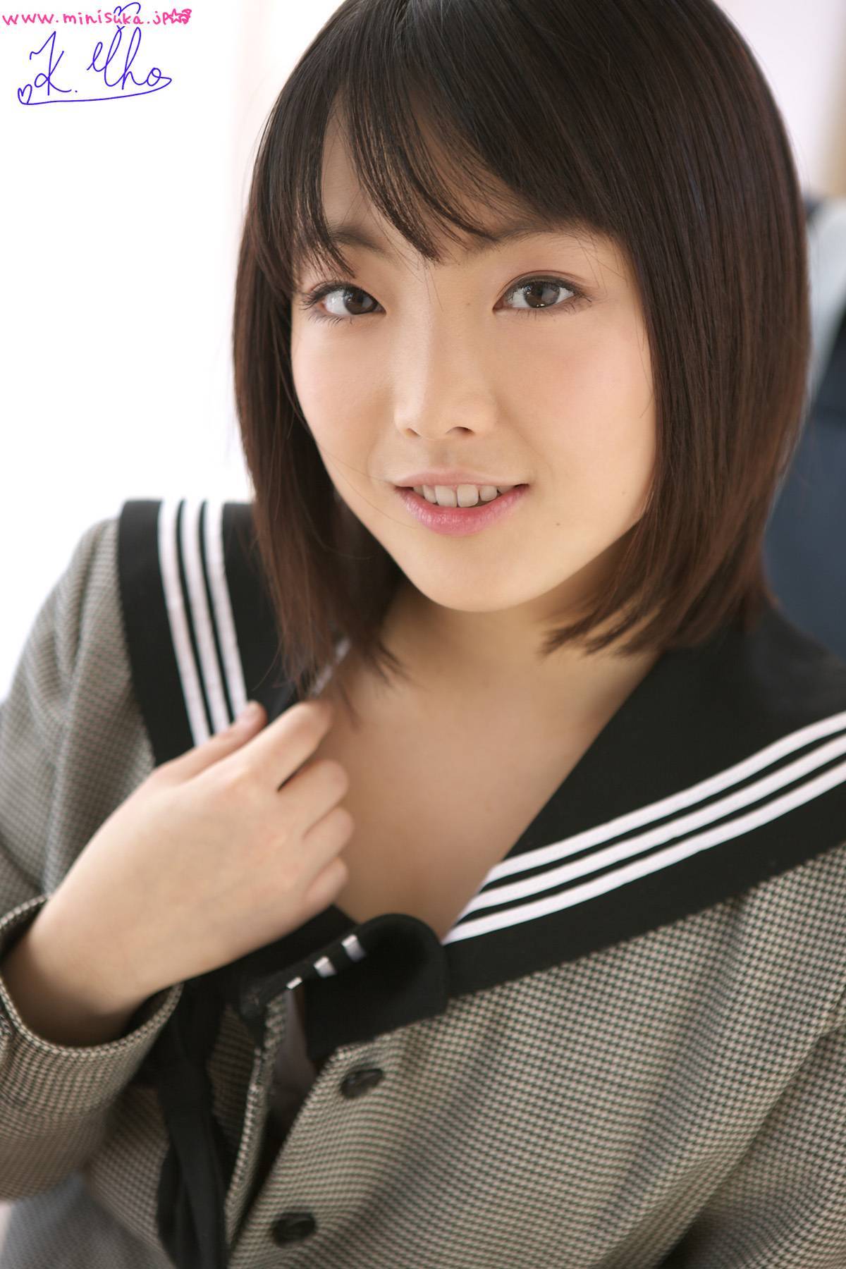RIHO Kayama 02 Minisuka. TV Women's high school girl